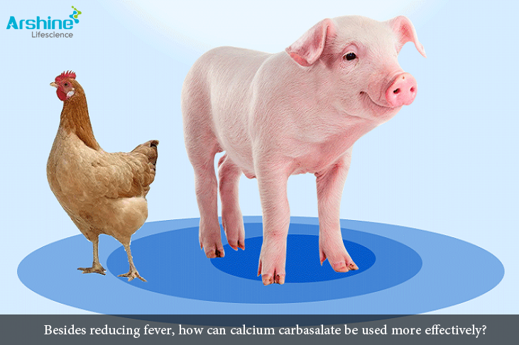 Besides reducing fever, how can calcium carbasalate be used more effectively?